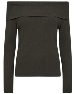 Mos Mosh Truien & Vesten ,Groen ,Ronde Hals Gebreide Kleding
