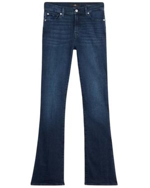 7 For All Mankind Boot-Cut Jeans - Blauw