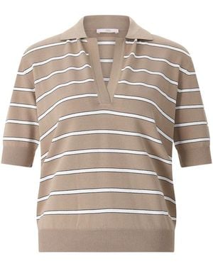Riani V-Neck Knitwear - Brown