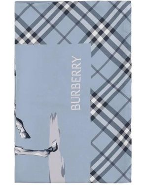 Burberry Silk Scarves - Blue