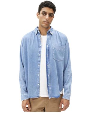 ARMEDANGELS Denim Button-Down Hemd - Blau