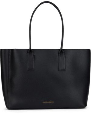 Marc Jacobs Leren Tote Bag - Zwart