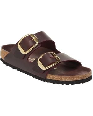 Birkenstock Shoes > flip flops & sliders > sliders - Marron