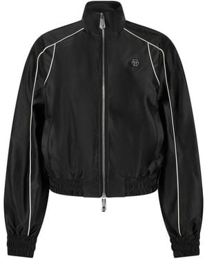 Philipp Plein Jogging Jas - Zwart