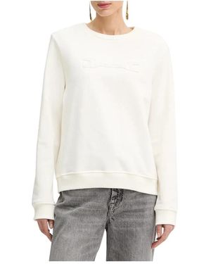 Elisabetta Franchi Hoodies & Sweatvesten ,Wit ,Katoen Suits