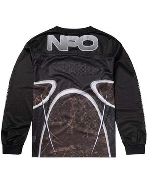 No Problemo Long Sleeve Tops - Black