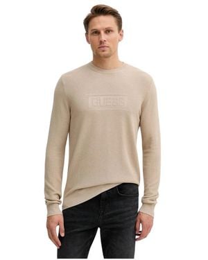Guess Round-Neck Knitwear - Neutro