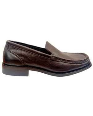 A.P.C. Schoenen ,Bruin ,Leer Romeo Loafer