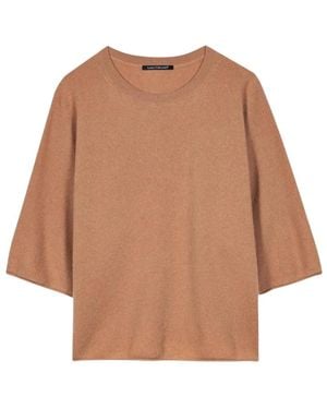 Luisa Cerano Round-Neck Knitwear - Marrón