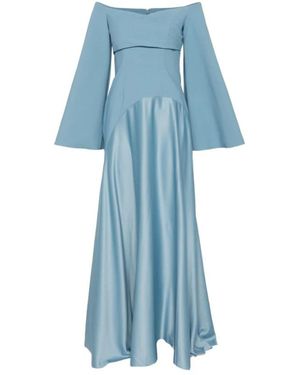 Solace London Rina Long-Sleeved Dress - Blue