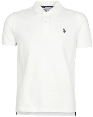 U.S. POLO ASSN. Kurzarm Polo Shirt Baumwolle Weiß