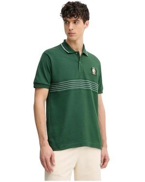 Lacoste Klassiek L.12.12 Poloshirt Met Geborduurd Schild - Groen