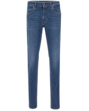 Fay Slim Fit Blaue Denim Jeans