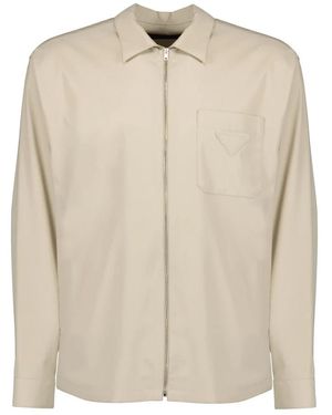 Prada Zip Shirt - Naturel