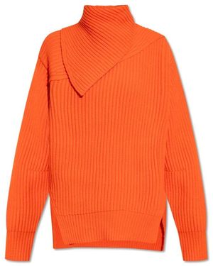 Jil Sander Turtlenecks - Orange