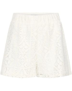 Ichi Short Shorts - White