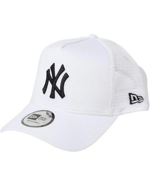 KTZ Ny Yankees Trucker Hut Weiß