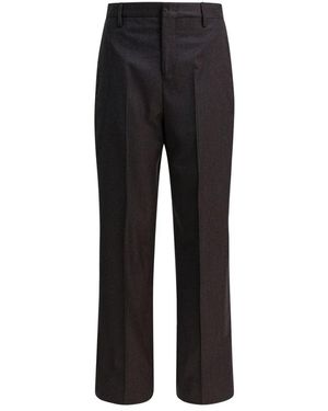 BRIGLIA Braune Woll-Kaschmir-Hose Aw25 - Schwarz