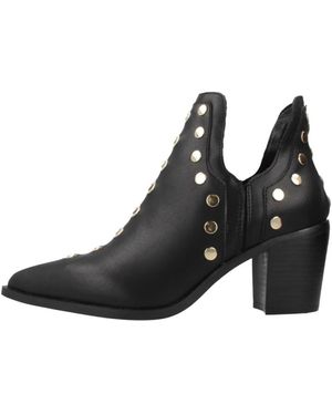 Exe' Napoles 006E Enkellaarsjes - Zwart