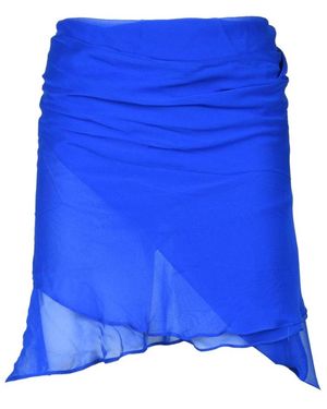 LAQUAN SMITH Seiden Pareo Rock - Blau