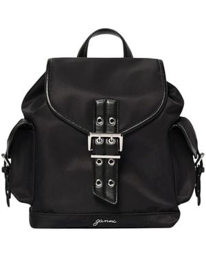 Ganni Backpacks - Zwart