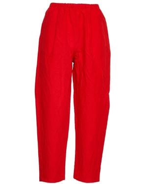 Apuntob Tapered Trousers - Rojo