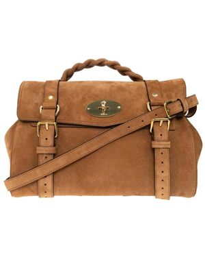 Mulberry Tassen ,Bruin ,Suède Alexa Handtas