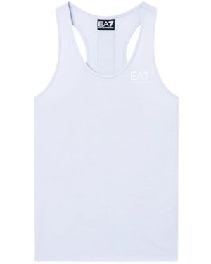 EA7 Tops ,Blauw ,Tanktops - Wit