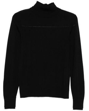 Seventy Truien & Vesten ,Zwart ,Turtleneck Trui