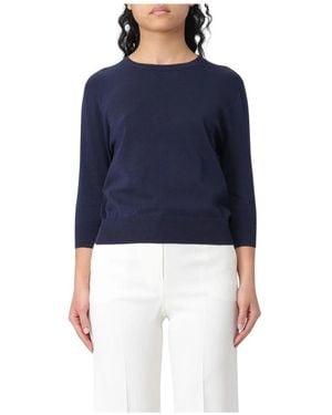 Aspesi Round-Neck Knitwear - Blu