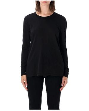 James Perse Clear Jersey Langarmshirt - Schwarz