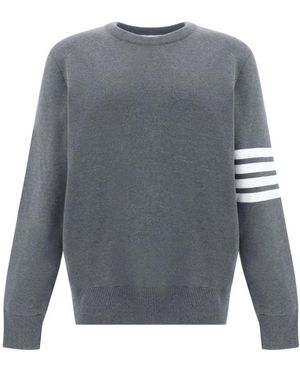 Thom Browne Milano Stitch Pullover - Grijs
