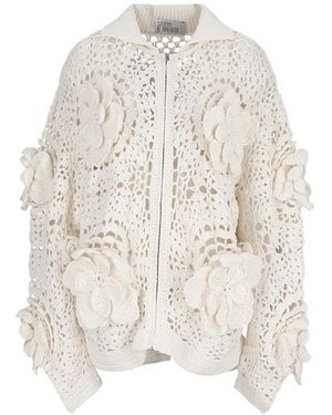 GIUSEPPE DI MORABITO Cardigans - White