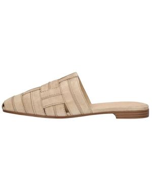 Stefano Lauran Slip-On Mules - Natur