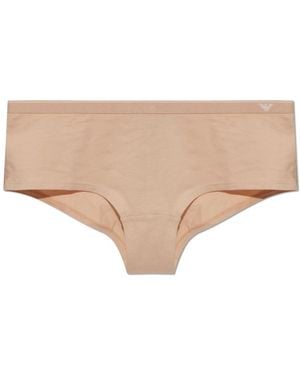 Emporio Armani Katoenen Slip - Naturel