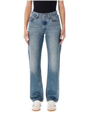 Levi's Jeans ,Blauw ,Straight Jeans