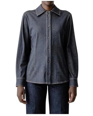 Max Mara Denim Shirts - Azul