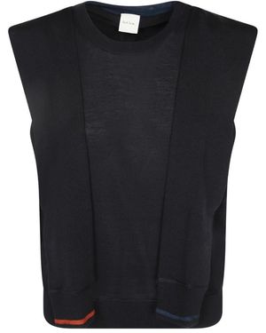 Paul Smith Truien & Vesten ,Blauw ,Gilet - Zwart