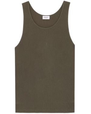 Saint Laurent Sleeveless Tops - Green