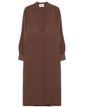 Alpha Studio Shirt Dresses - Brown