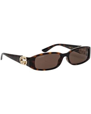 Gucci Zonnebril Vierkant - Bruin