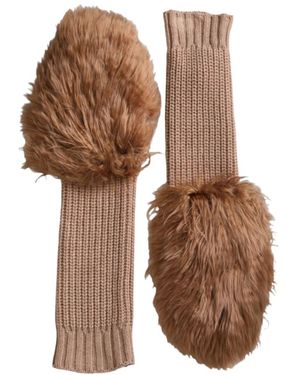 Dolce & Gabbana Gloves - Marrone