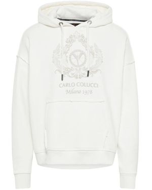 carlo colucci Hoodies - White