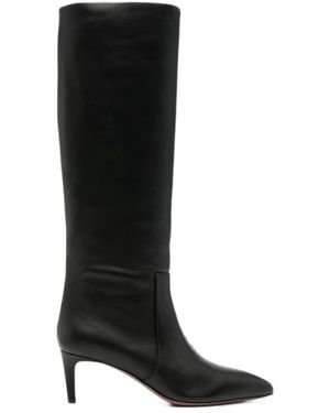 Paris Texas Heeled Boots - Black