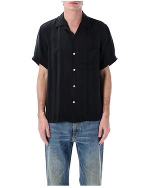 Portuguese Flannel Short Sleeve Shirts - Nero