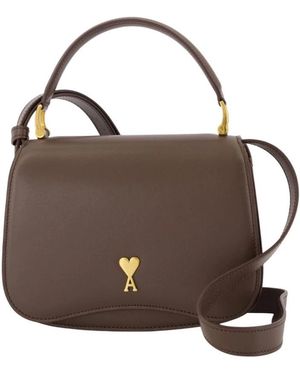 Ami Paris Paris Paris Handtasche - Braun