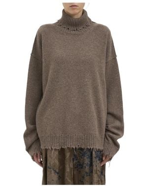 Uma Wang Maglia Collo Alto - Bruin