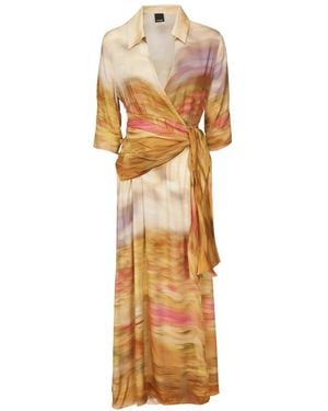Pinko Wrap Dresses - Metallic