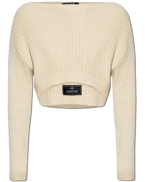 Balmain Round-Neck Knitwear - Neutro