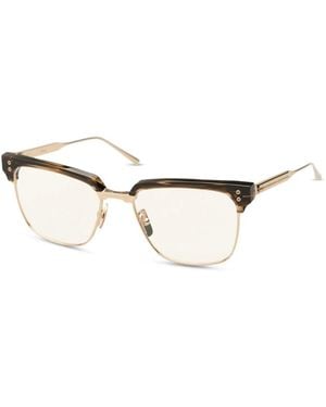 Dita Eyewear Accessoires ,Bruin ,Firaz Optisch Montuur - Metallic